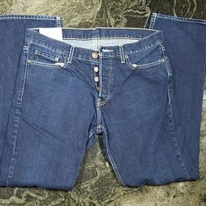 HOLLISTER FLY BUTTON JEANS 33X32